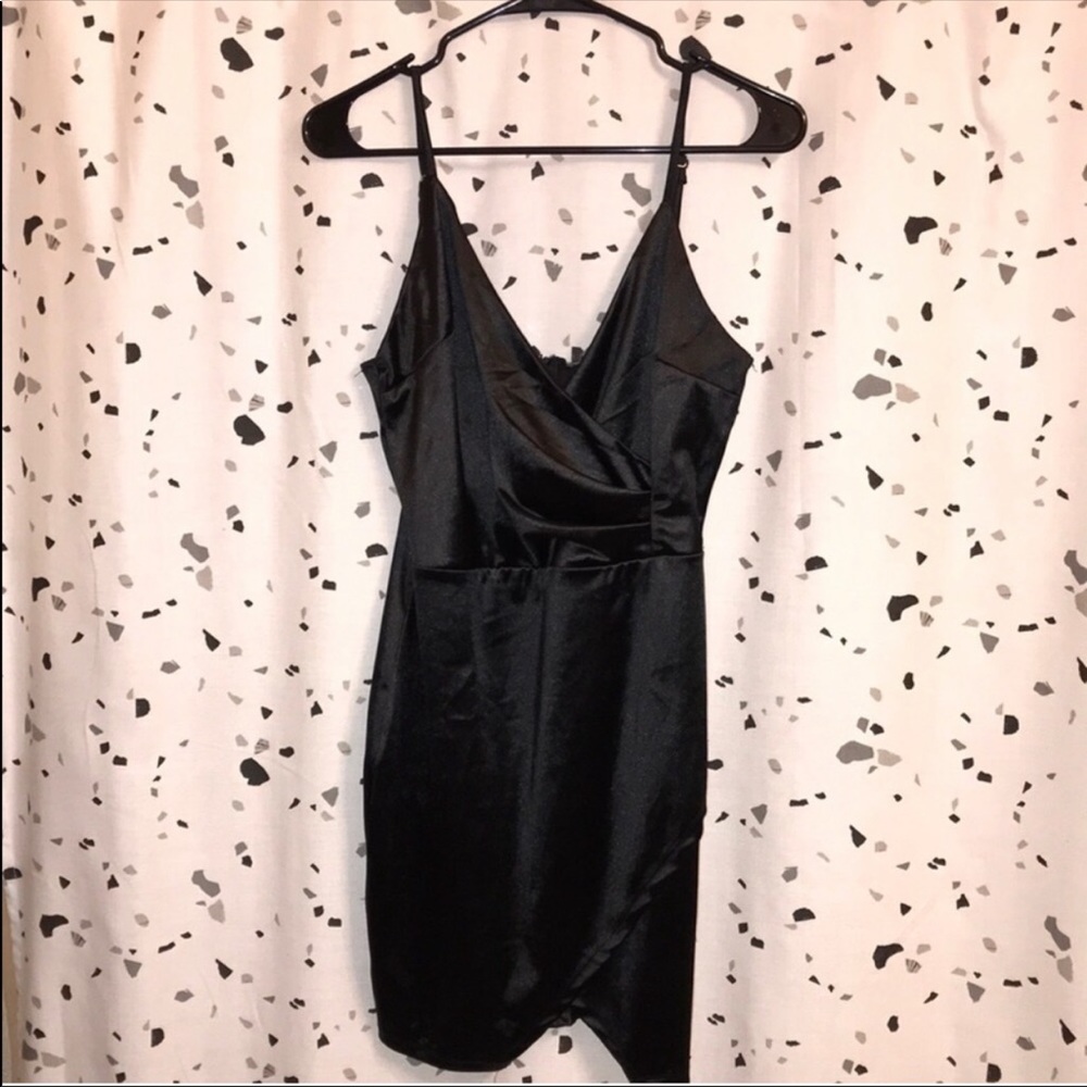 Charlotte Russe Faux Wrap Mini Dress